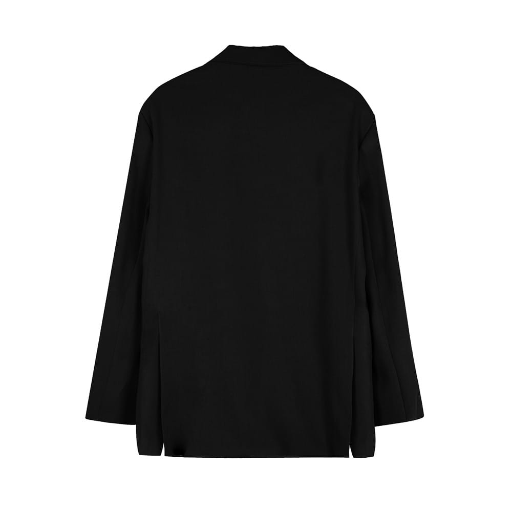 Hanging Buckle Decorative Casual Suit Men