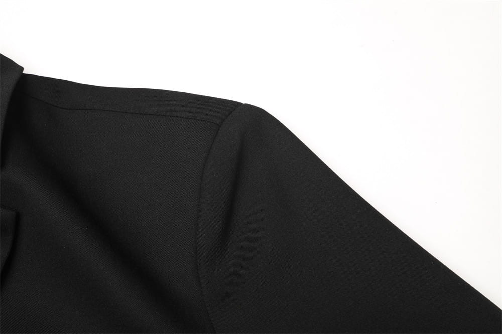 Hanging Buckle Decorative Casual Suit Men