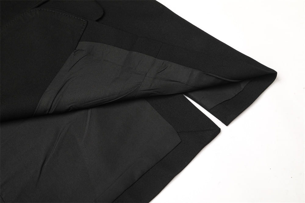 Hanging Buckle Decorative Casual Suit Men