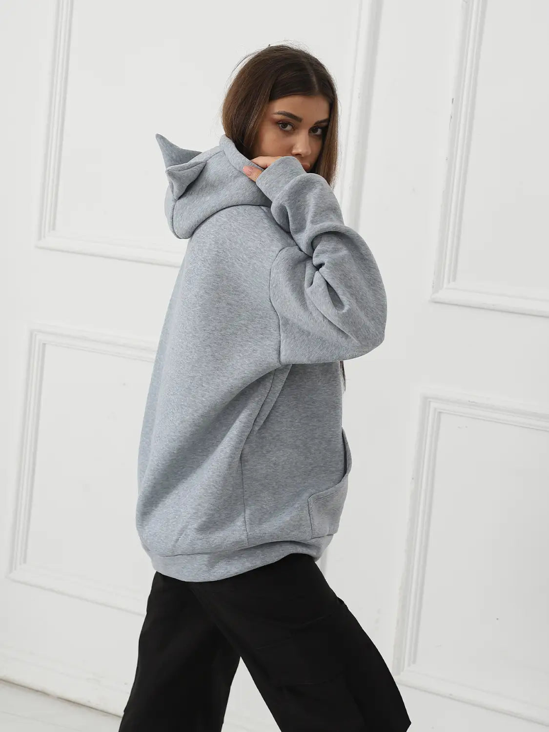 Women’s Fashionable Casual Printed Long Sleeved Sweatshirt