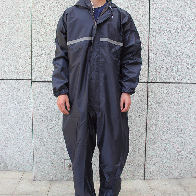 Adult Men's And Women's One-piece Raincoat Full Body Waterproof Car Wash Clothes