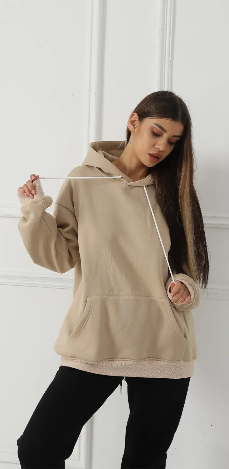 Women’s Fashionable Casual Printed Long Sleeved Sweatshirt