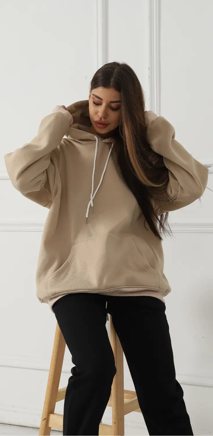 Women’s Fashionable Casual Printed Long Sleeved Sweatshirt