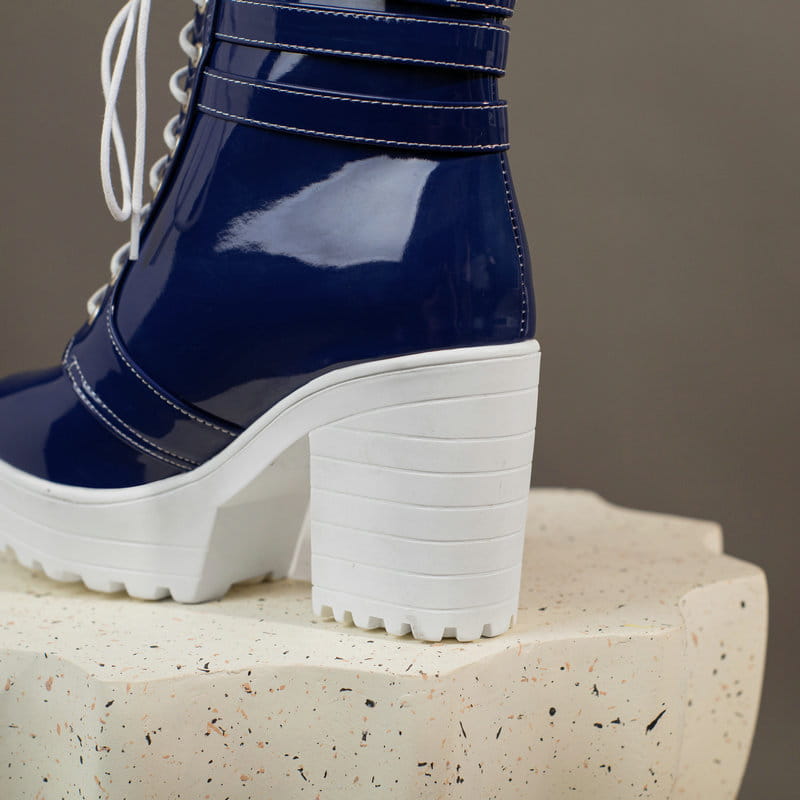 Women’s Autumn And Winter Thick Heeled Short Boots