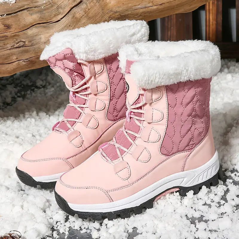 Women’s snow boots warm and velvet women’s shoes