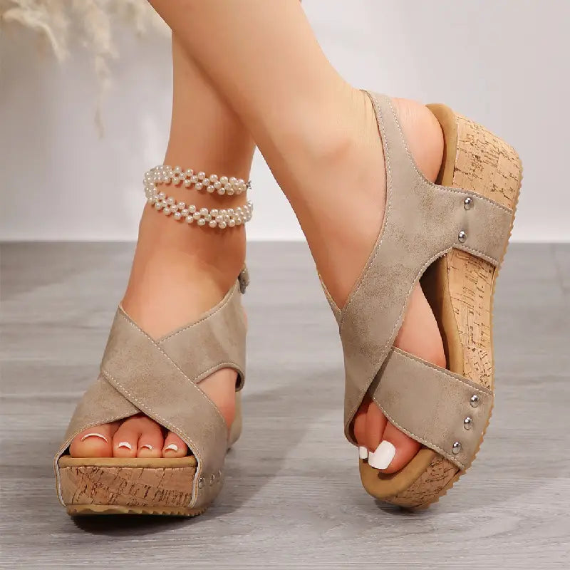 Women’s Rivet Wedges Snadals