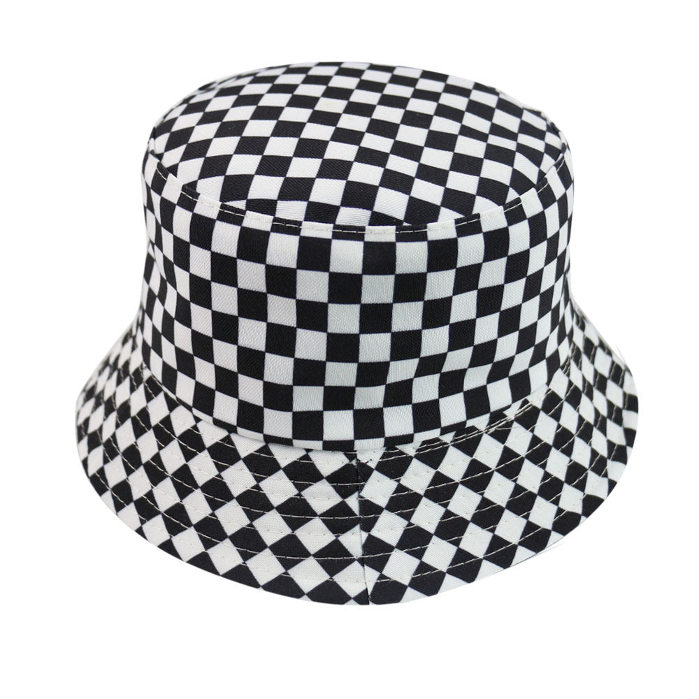 Lattice Element Sun Hat Female Japanese