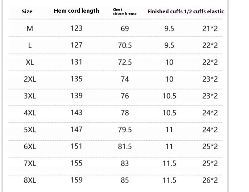 Two Pieces Loose Padded Coat Men