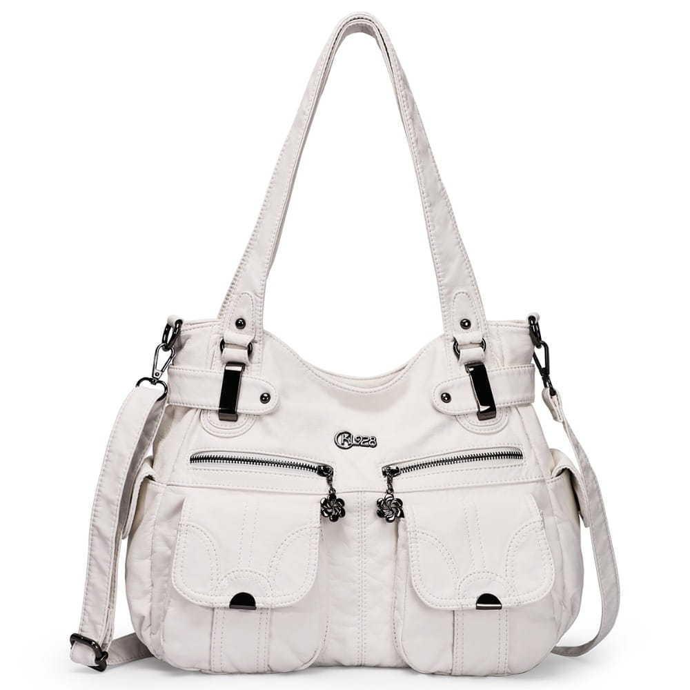 Fashion Ladies Soft Leather Portable Messenger Bag Crossbody Bags For Women Zipper Pocket Soft Casual Tote