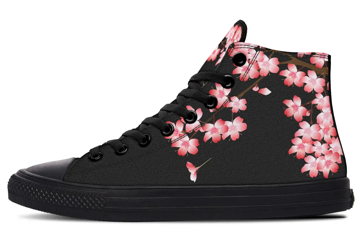Printed Couple High-top Canvas Shoes