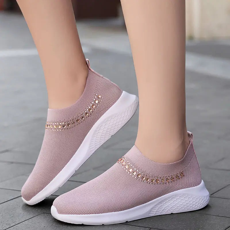 Woman Vulcanize Shoes Sneakes White Casual