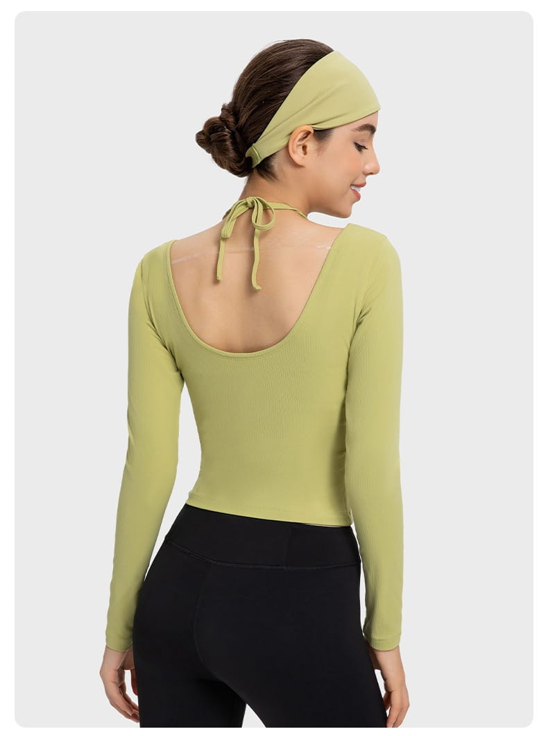 Elastic Waist-tightening U-shaped Beauty Back Yoga Clothes For Women
