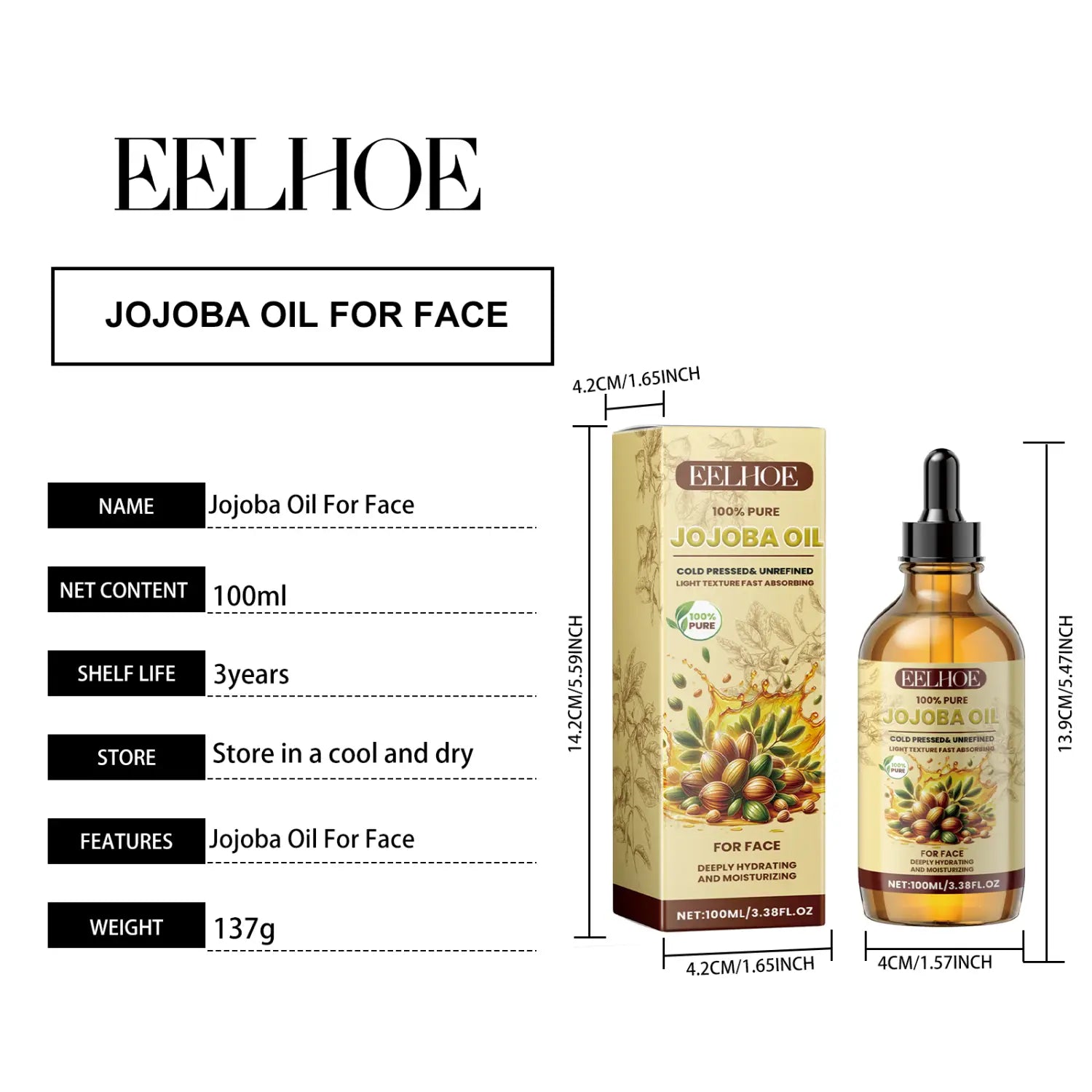 Essential Oil Eelhoe Jojoba Face
