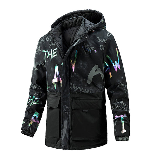 Men's Mid-length Cotton Clothes Fashion Camouflage