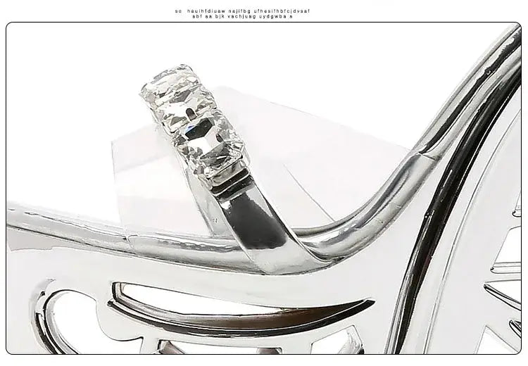 High Quality Buckle Strap Sexy Vintage 15cm High Heels Nightclub Shoes