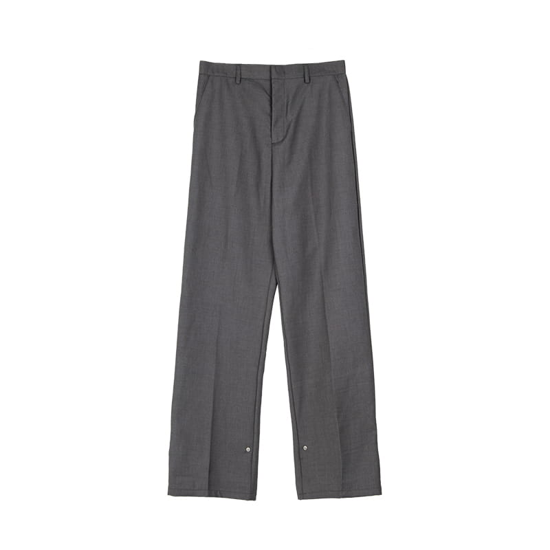 Button Design Feeling Straight Casual Suit Trousers For Men