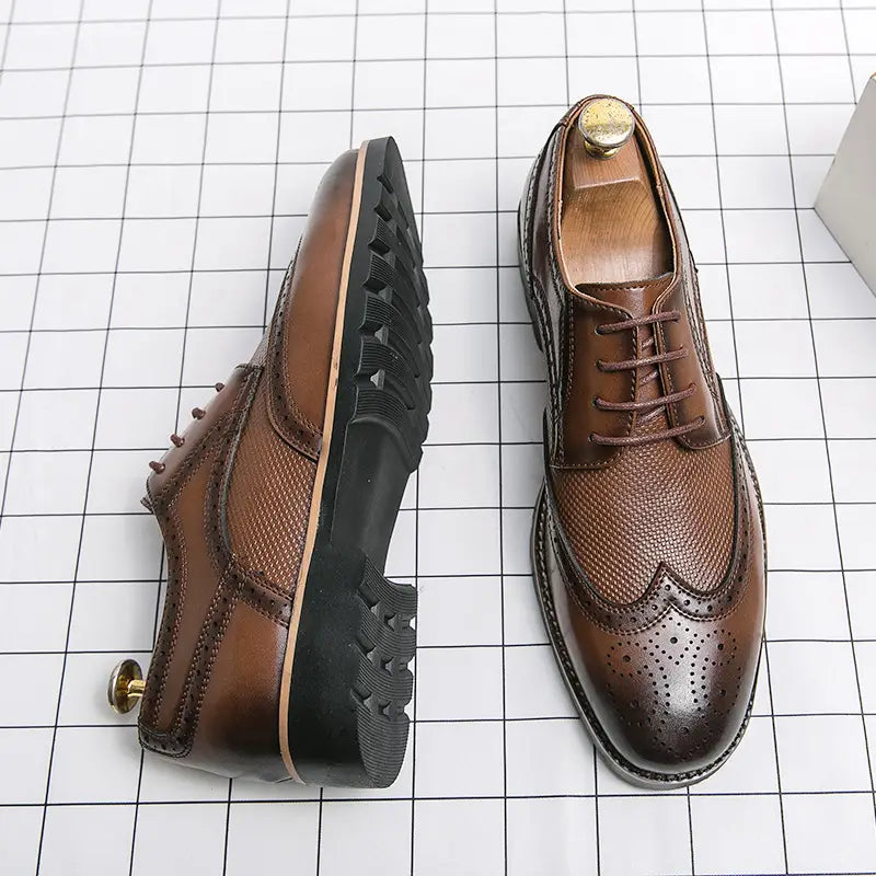 Business Formal Wear Pumps Men’s Leather Shoes