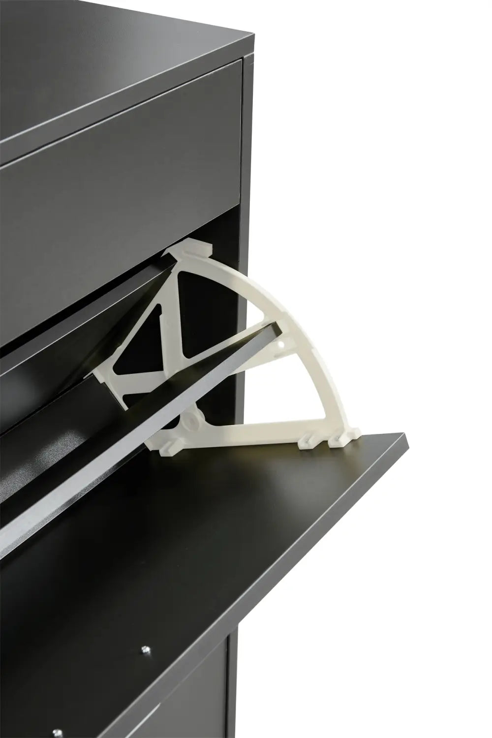 Shoe Cabinet Shoe Storage Shelves Grey