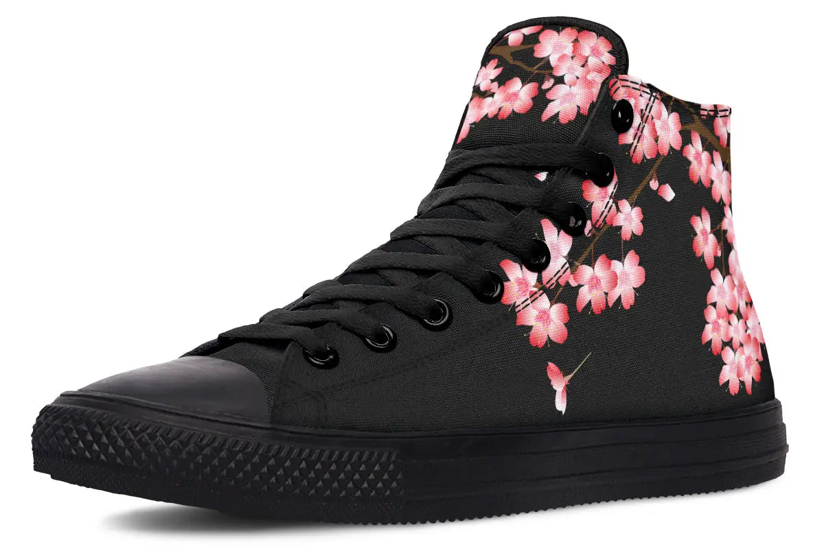 Printed Couple High-top Canvas Shoes