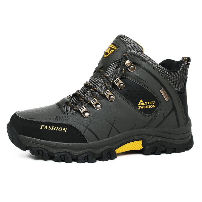 High-top plus velvet outdoor hiking shoes