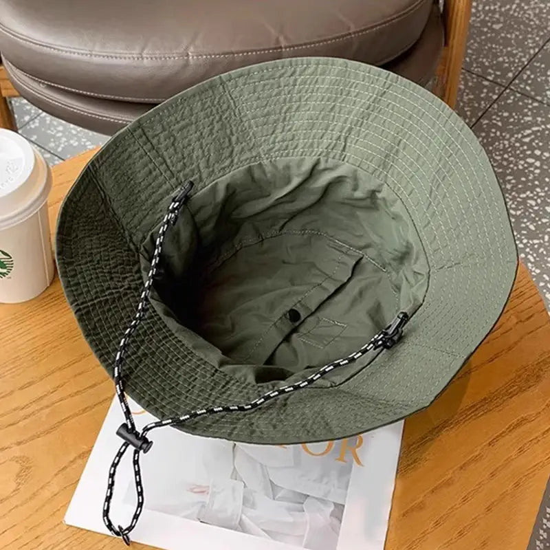 Foldable Fisherman Hat Summer Quick-drying Waterproof Outdoor Cycling Fishing Sunhat Women Men
