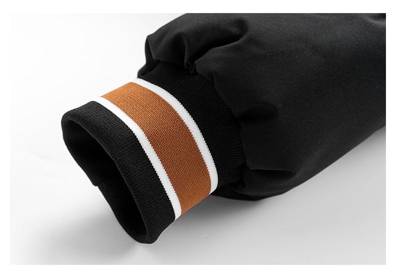 Fashion Letter Hooded Cotton Coat Winter Warm Solid Zipper Jacket For Men Teenagers Clothing