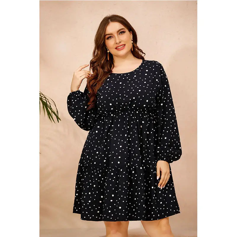 Leisure Home Loose Women’s Plus Size Floral Dress