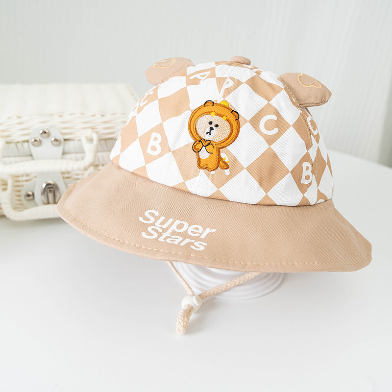 Bucket Hat Baby Spring And Autumn Thin Summer Child Sun-proof Sun Protection Sun Hat