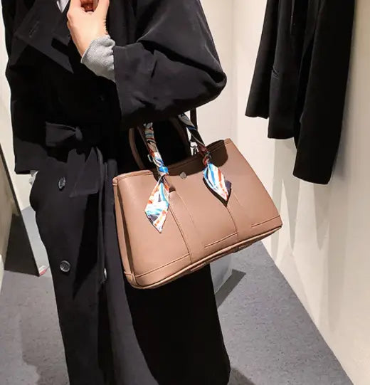 Scarf Bags New Fashion Women’s Bags Shoulder Crossbody Tote Bags Wild Garden Bags Handbags Shopping Bags