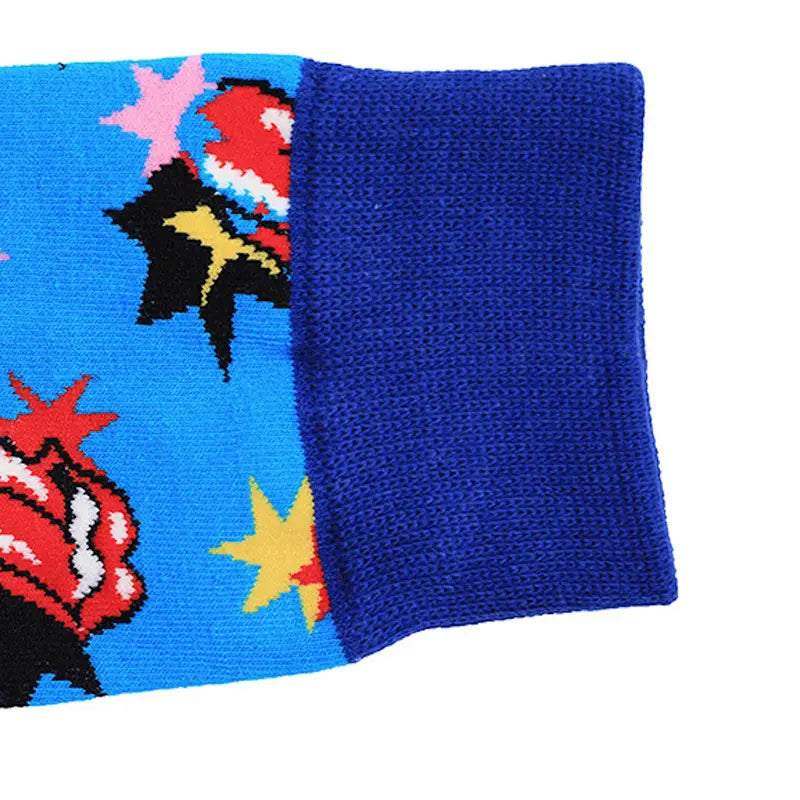 Funny men and women tide socks