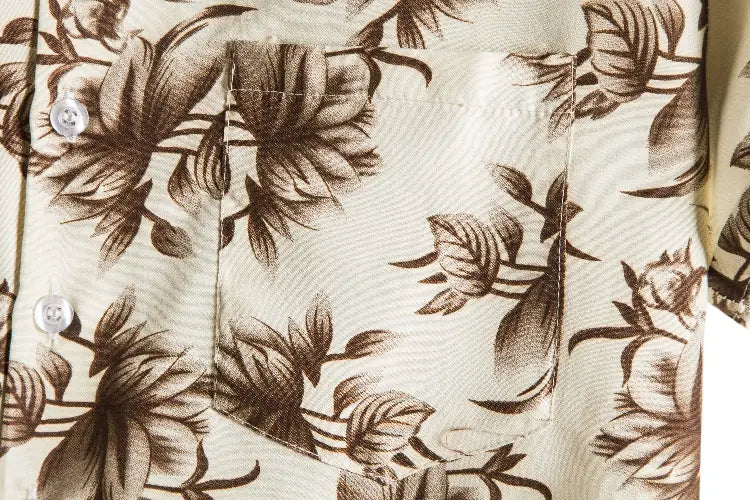 Men Short Sleeved Beach Shirts