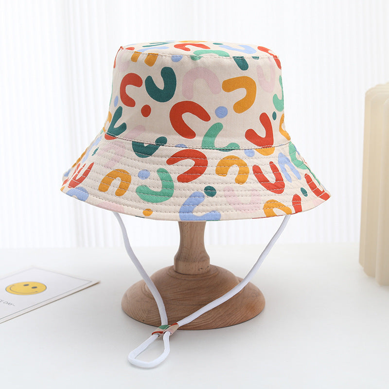 Bucket Hat Baby Spring And Autumn Thin Summer Child Sun-proof Sun Protection Sun Hat