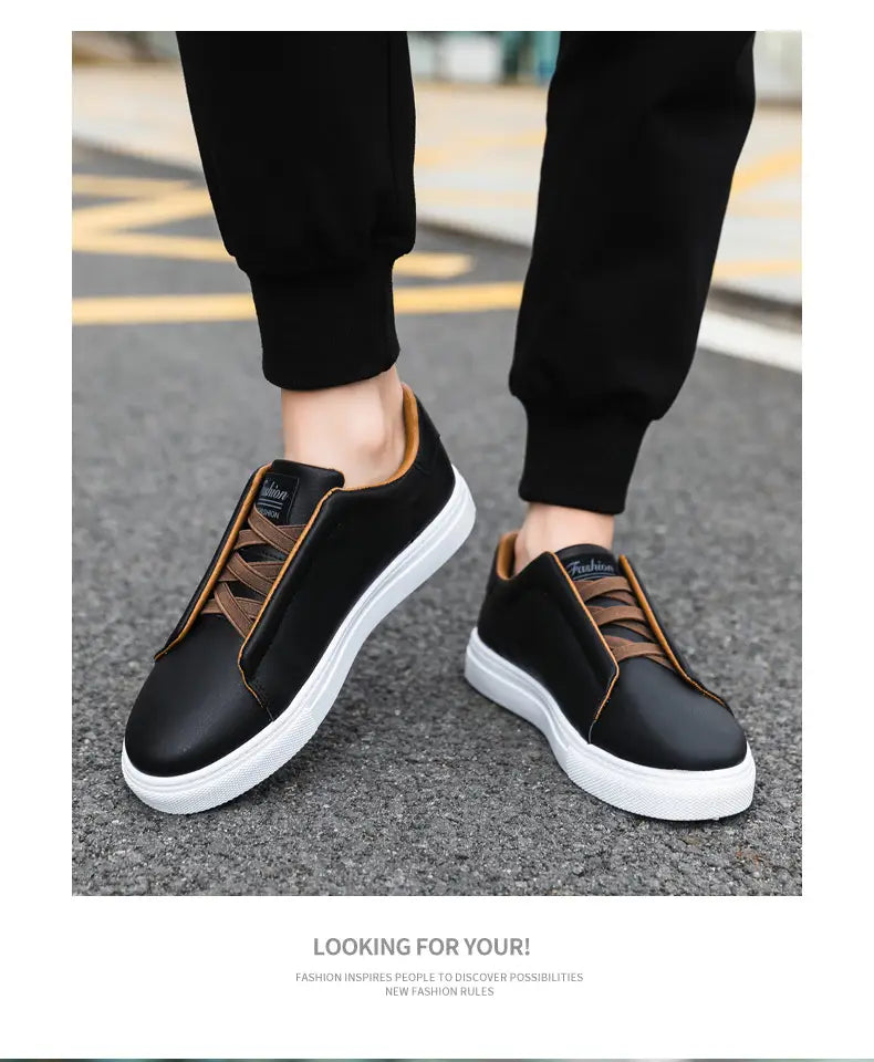 Men’s Fashion Solid Color Comfortable And Non-slip Sneaker