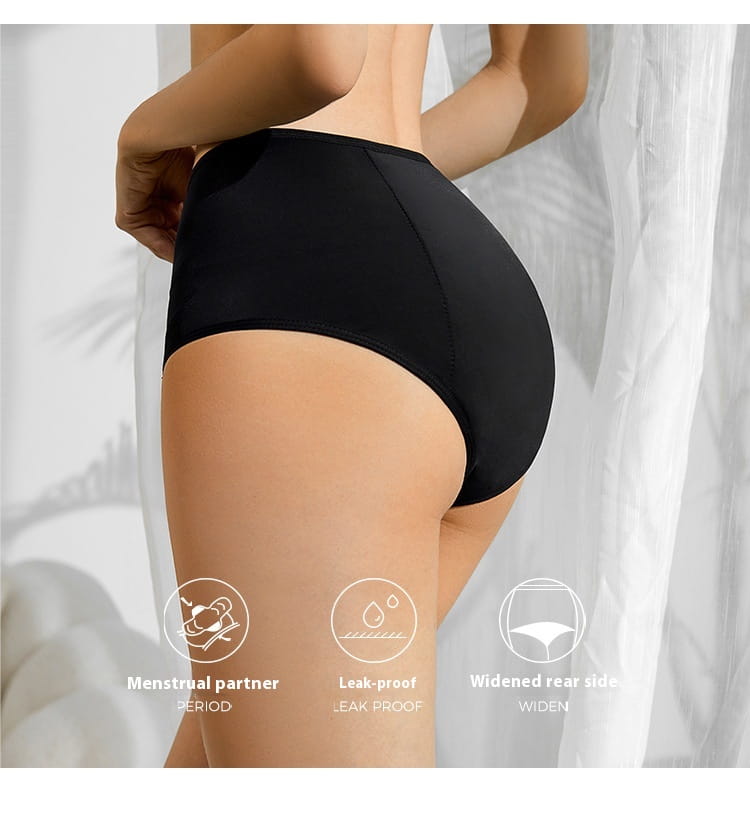 Plus Size Antibacterial Cotton Crotch Women’s Menstrual Panties