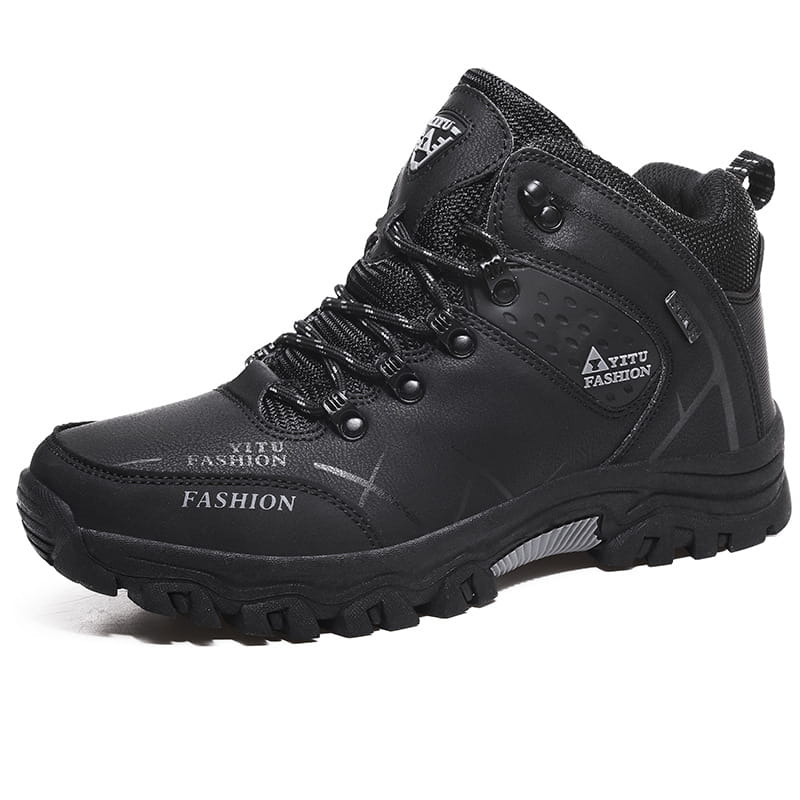 High-top plus velvet outdoor hiking shoes