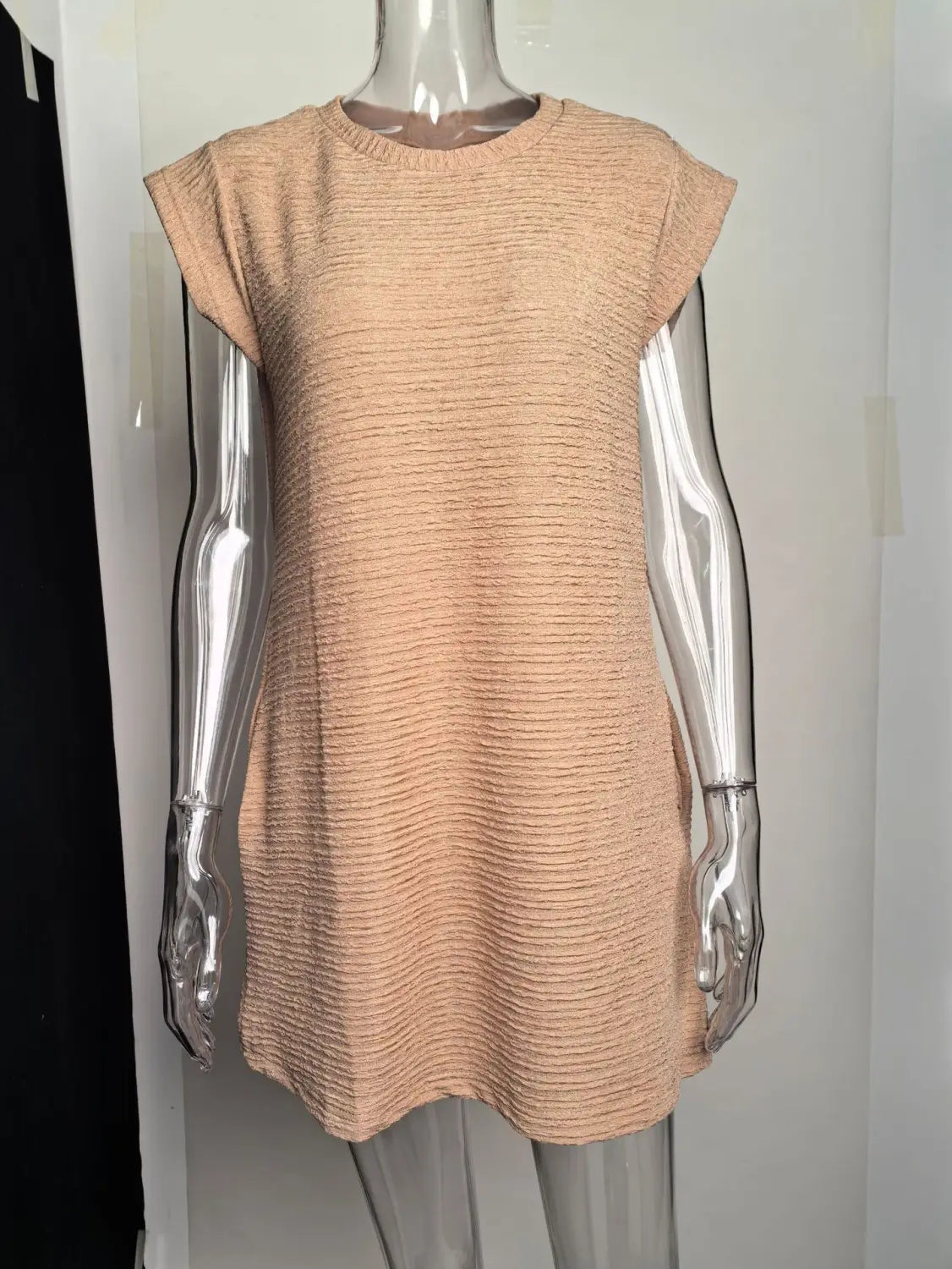 Women’s Solid Color Loose Sleeveless Dress