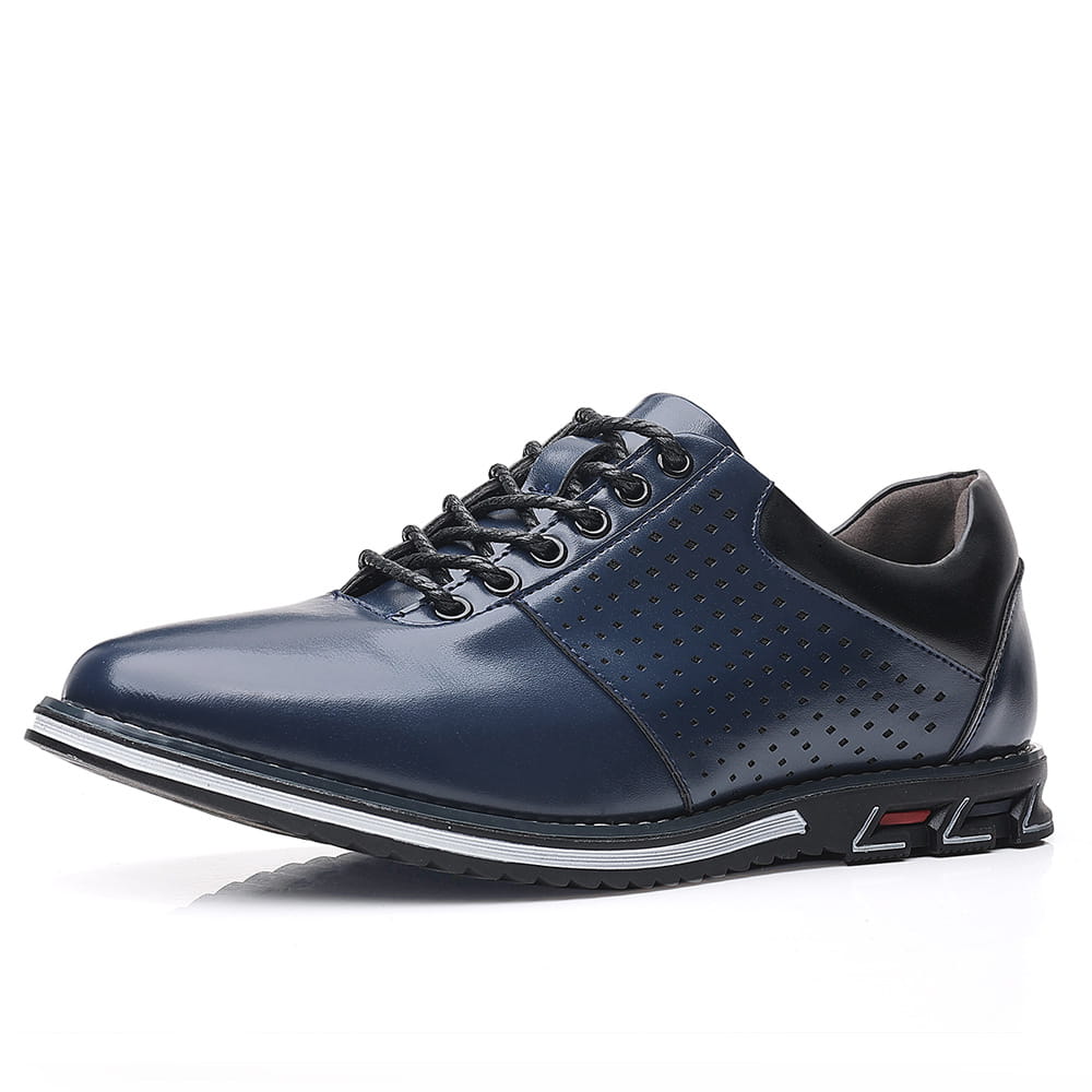 Height Increasing Insole Versatile Men’s Autumn New British Style Casual Korean Leather Shoes