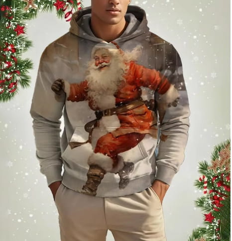Santa Claus Men’s Pattern Sweater
