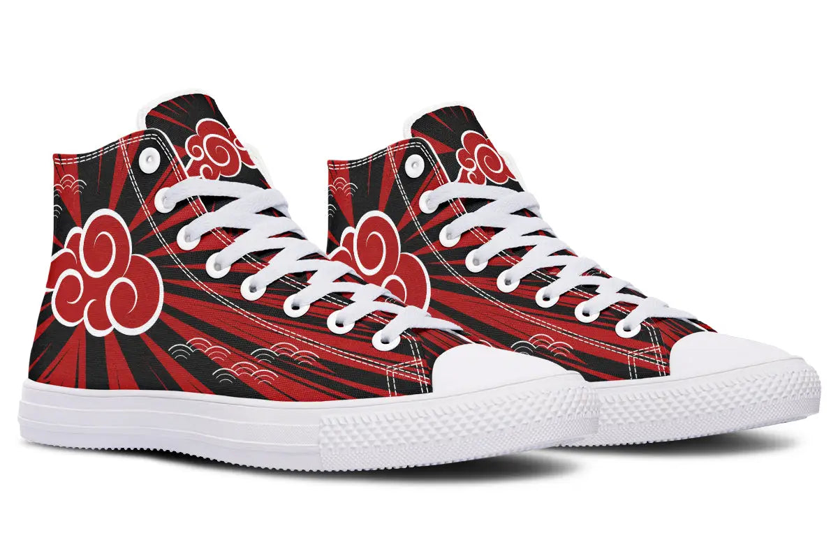 Printed Couple High-top Canvas Shoes