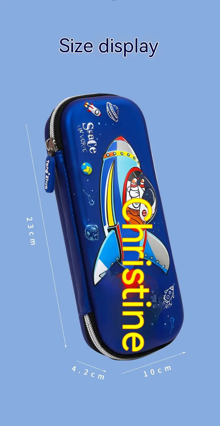 Three-dimensional Pencil Case Primary School Kindergarten Cartoon Large Capacity Pencil Case Pencil Box