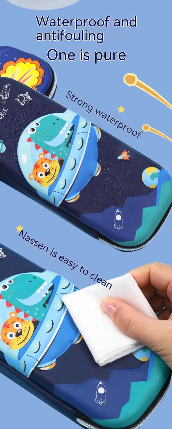 Three-dimensional Pencil Case Primary School Kindergarten Cartoon Large Capacity Pencil Case Pencil Box