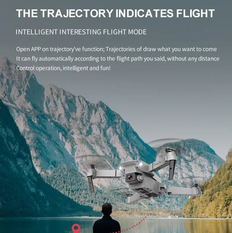 E88 Drone Photography Of High-definition Folding Four Axis