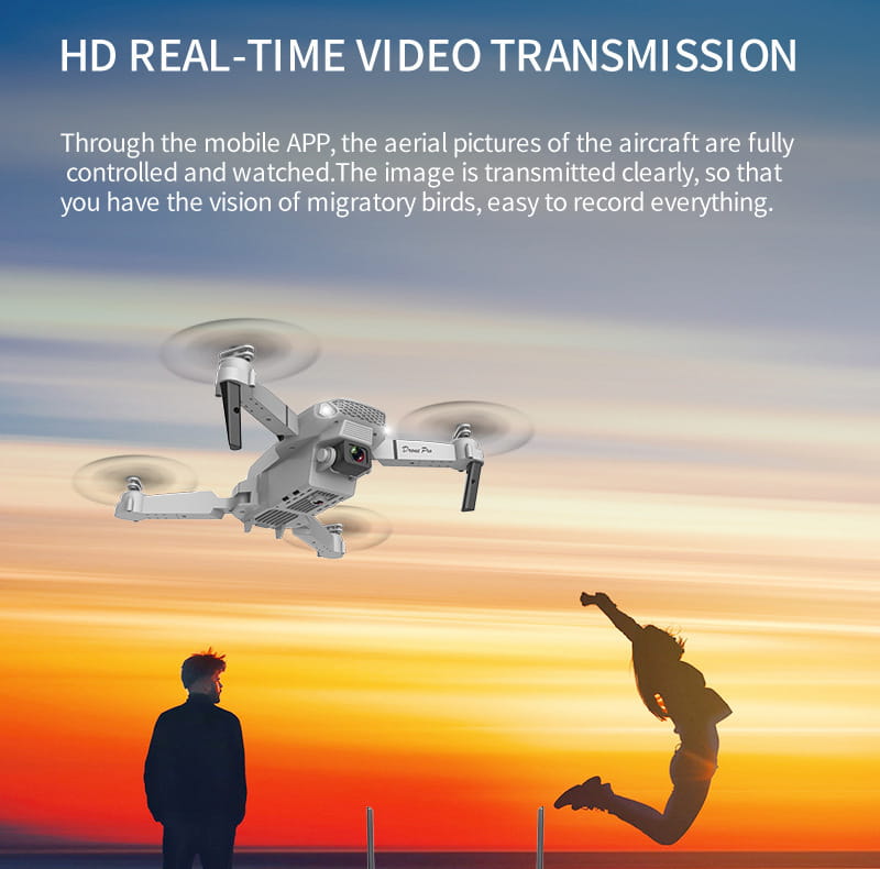 E88 Drone Photography Of High-definition Folding Four Axis