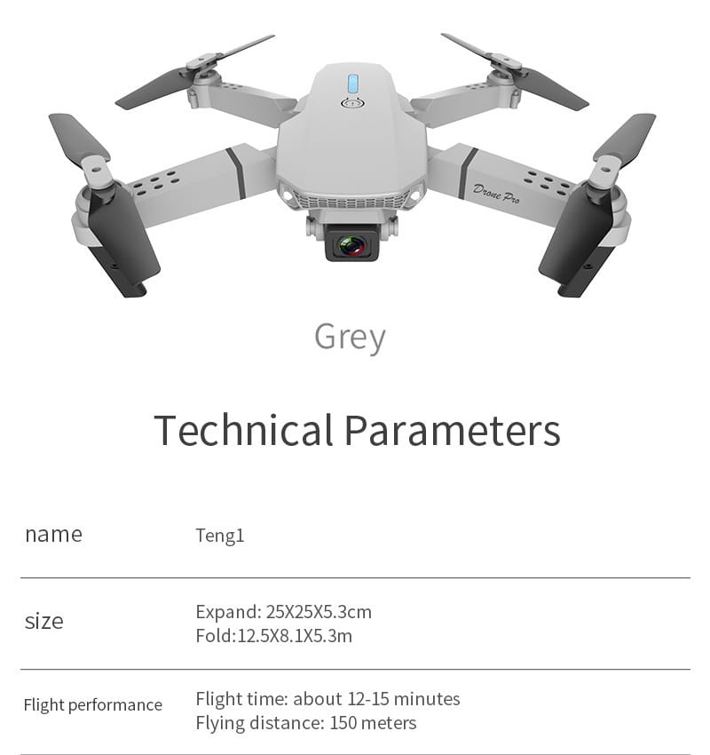E88 Drone Photography Of High-definition Folding Four Axis