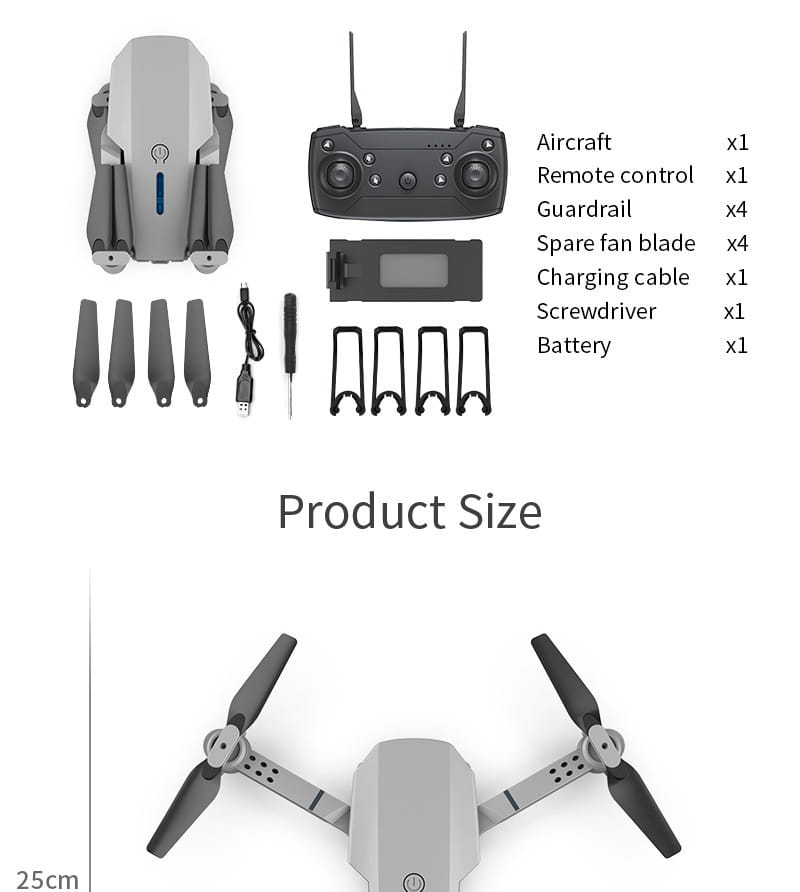 E88 Drone Photography Of High-definition Folding Four Axis