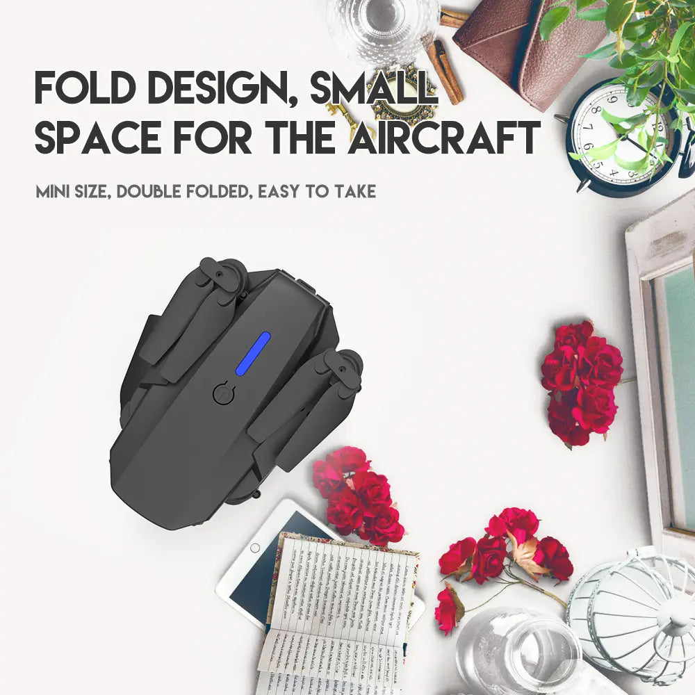 Dual-Lens Folding Drone Fixed-Height Four-Axis Aerial Photography Remote Control