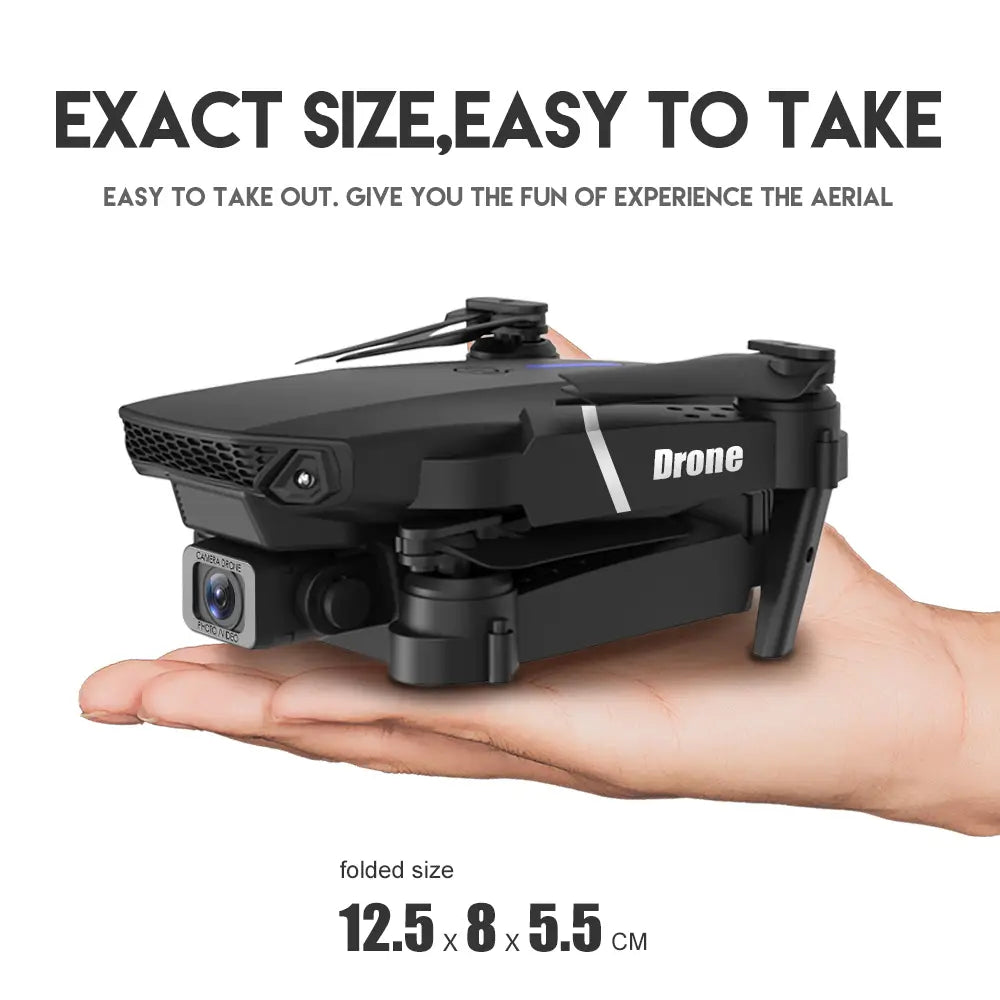 Dual-Lens Folding Drone Fixed-Height Four-Axis Aerial Photography Remote Control