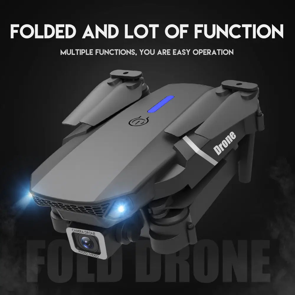 Dual-Lens Folding Drone Fixed-Height Four-Axis Aerial Photography Remote Control