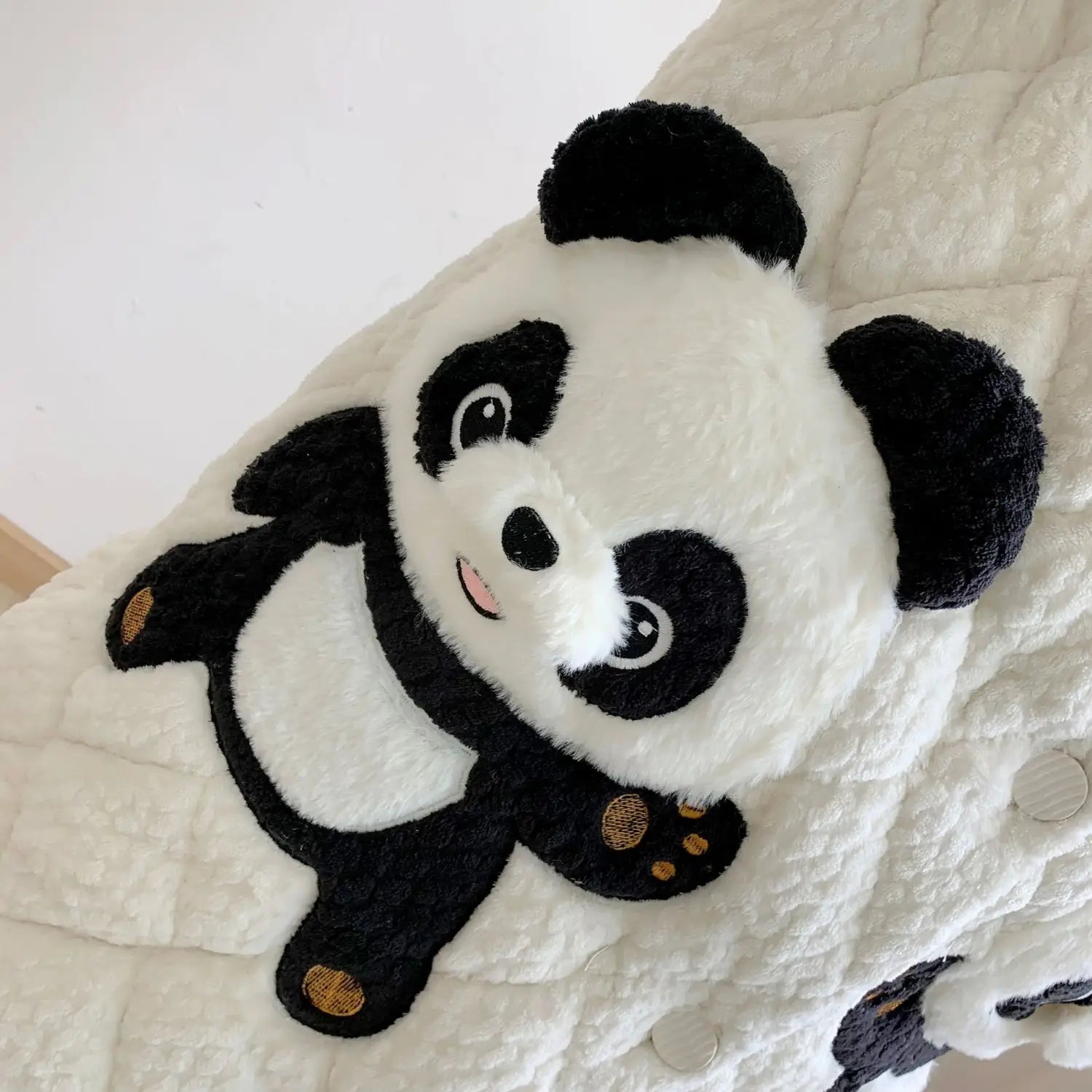 Couple Pajamas Men’s And Women’s Autumn And Winter Three-layer Thickened Cartoon Flannel Warm Loungewear Suit