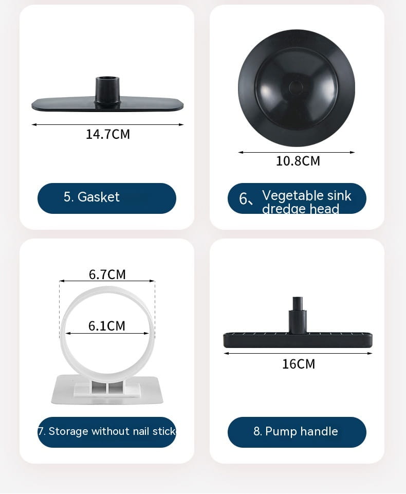 Toilet Household Pipe Unclogging Artifact Sewer Toilet Kitchen Dredging Tool Toilet Blocked Toilet Plunger